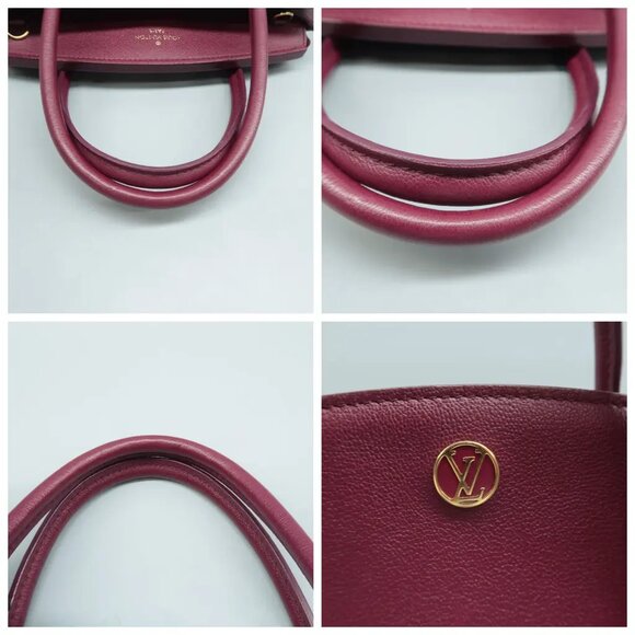 100% Authentic Louis Vuitton Florine Brown&Purple Monogram Canvas Satchel - Picture 10 of 12